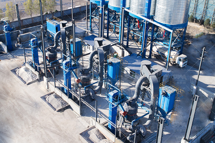 Línea de producción de molienda de piedra caliza de 400 000 t/año en Shanxi